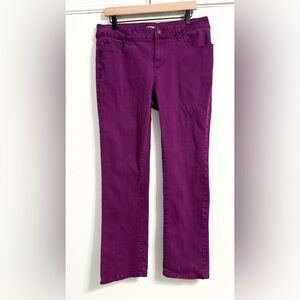 Lee Perfect Fit Stretch Plum Jeans | Women’s 16M | Straight Leg Color Denim